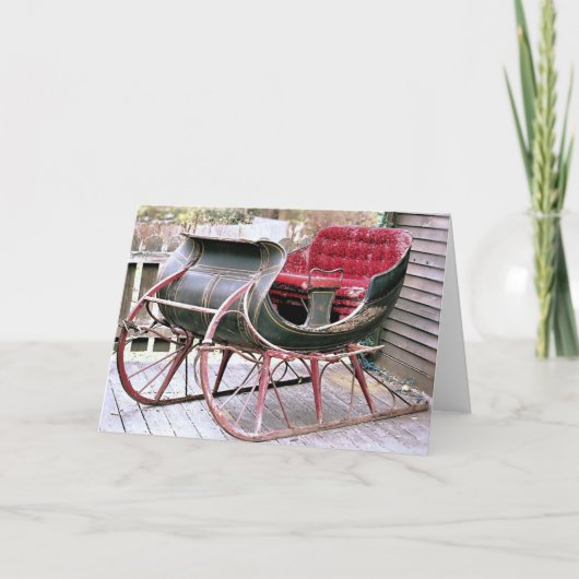 アンティークそり シーズンカード (正面)