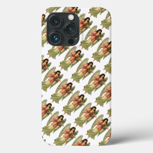 アンティークなクリスマス、ヴィクトリア時代の天使 Case-Mate iPhoneケース (裏面)