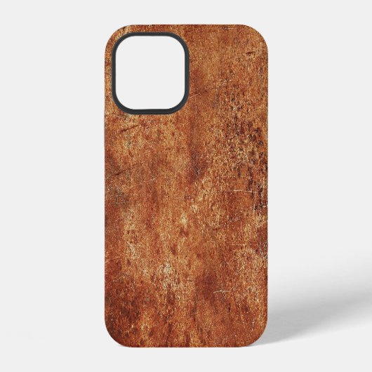 アンティークなグンジ感のある金属テクスチャ iPhoneケース (裏面)