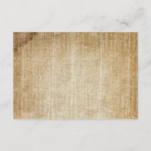 アンティークなルスティックメイソンジャーとデイジーと野の花 エンクロージャーカード (裏面)