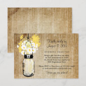アンティークなルースドメイソンバー ダイシース ワイルドフラワーズ エンクロージャーカード (正面/裏面)