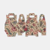 アンティークな刺繍の花のインテリア装飾 フェイバーボックス (折り畳みなし)