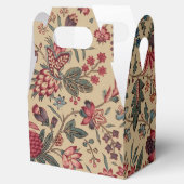アンティークな刺繍の花のインテリア装飾 フェイバーボックス (オープン)