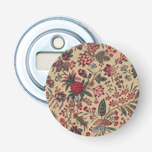 アンティークな刺繍の花のインテリア装飾 栓抜き (正面)