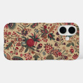 アンティークな刺繍の花のインテリア装飾 Case-Mate iPhoneケース (裏面 (横))