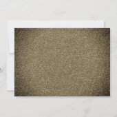 アンティークな季節の新年の夜の宴 招待状 (裏面)