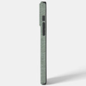 アンティークな本の表紙の名前 フローラル カスタム Case-Mate iPhoneケース (裏面 / 左)