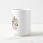アンティークな水彩画の本とコーヒー まだ一章だけ コーヒーマグカップ (中央)