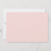 アンティークな結婚式の宴会テーブル 招待状 (裏面)