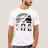 アンティークな視覚的感情としての父性: 最高の父 Tシャツ (正面)