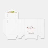 アンティークな角と野の花の結婚式 フェイバーボックス (折り畳みなし)
