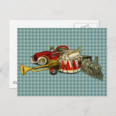 アンティークのおもちゃ ポストカード (正面/裏面)