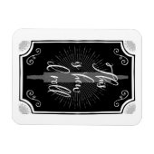 アンティークのキッチンサイン – これが私の転がやり方 マグネット (横)