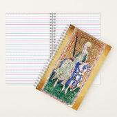 アンティークのタロッツ、騎士と剣のメイド ノートブック (内側)