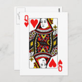 アンティークのハートの女王 ポストカード (正面/裏面)