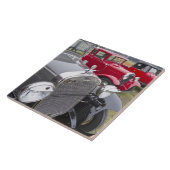 アンティークのフォード自動車 タイル (側面)