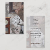 アンティークのブティックの名刺 名刺 (正面/裏面)