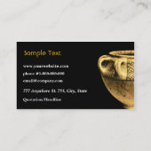 アンティークのブティックの名刺 名刺 (裏面)