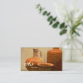 アンティークのブティックの名刺 名刺 (スタンド正面)