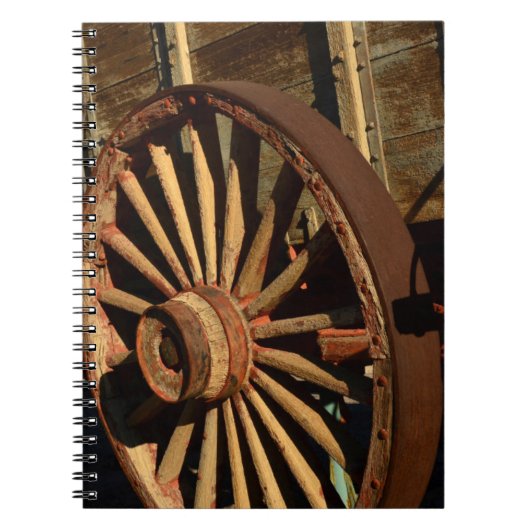 アンティークのラバの列車の荷車 ノートブック (正面)