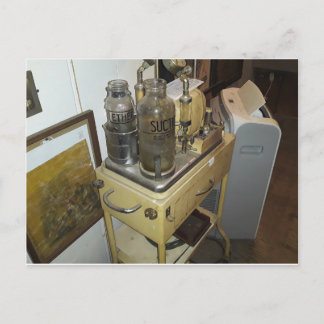 アンティークの不気味な医療機器はがき ポストカード