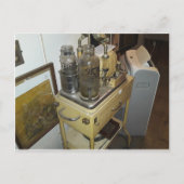 アンティークの不気味な医療機器はがき ポストカード (正面)