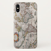 アンティークの世界地図の電話ケース Case-Mate iPhoneケース (裏面)
