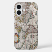 アンティークの世界地図の電話ケース Case-Mate iPhoneケース (裏面)