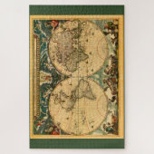 アンティークの世界地図 – ジョアンブレウ – 1664 ジグソーパズル (縦)
