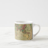 アンティークの世界地図Carington Bowles, circa 1780 エスプレッソカップ (右)