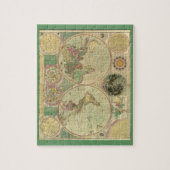 アンティークの世界地図Carington Bowles, circa 1780 ジグソーパズル (縦)
