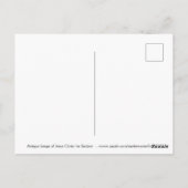 アンティークの写真イエス・キリストの救い主のはがき ポストカード (裏面)