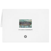 アンティークの地図セントルイス・ミズーリ・ミシシッピ川 (裏面横)