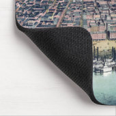 アンティークの地図セントルイス・ミズーリ・ミシシッピ川 マウスパッド (コーナー)