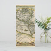 アンティークの地図， 1596, America Sesive Novus Orbis (スタンド正面)