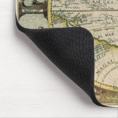 アンティークの地図， 1596, America Sesive Novus Orbis マウスパッド (コーナー)