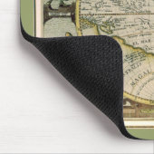 アンティークの地図, 1596, America Sesive Novus Orbis マウスパッド (コーナー)