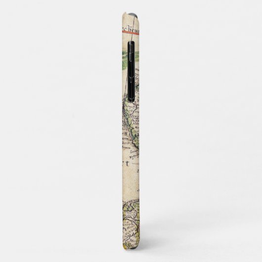 アンティークの地統一された図 Case-Mate iPhoneケース (裏面/左)