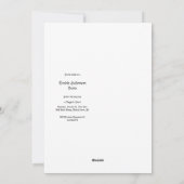 アンティークの墓の写真カスタムのハロウィーンの招待 シーズンカード (裏面)