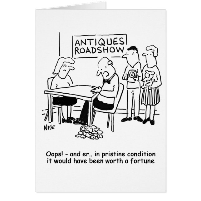 アンティークの専門家が貴重なアイテムをドロップ (正面)