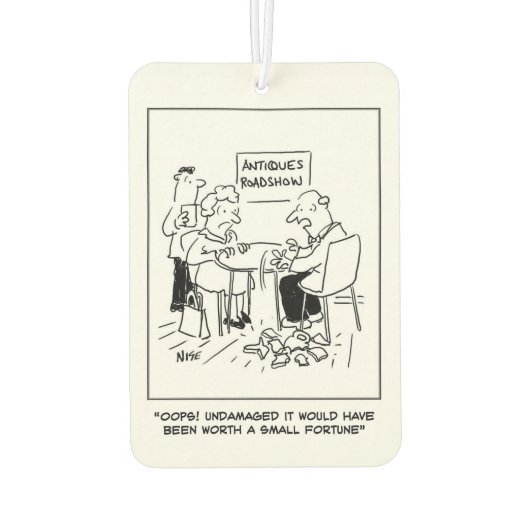 アンティークの専門家が貴重なアイテムを廃棄 カーエアーフレッシュナー (裏面)