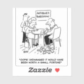 アンティークの専門家が貴重なアイテムを廃棄 シール (シート)