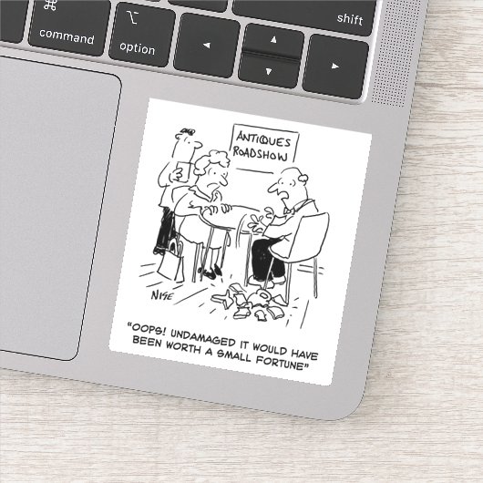 アンティークの専門家が貴重なアイテムを廃棄 シール (詳細)