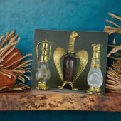 アンティークの巣を取り入れた3つの典礼容器 フォトプラーク (側面)