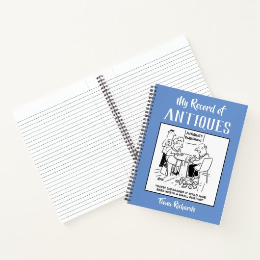 アンティークの所有者名を持つレコード仕訳帳 ノートブック