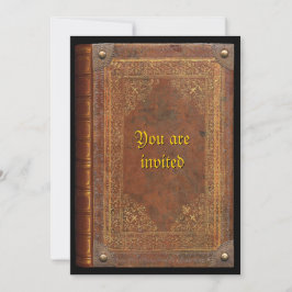 アンティークの本 招待状