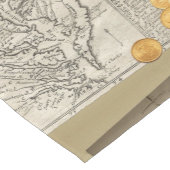 アンティークの東海岸の地図 ショートテーブルランナー (コーナー)