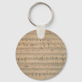 アンティークの楽譜1822年の歌オールドマン キーホルダー (正面)