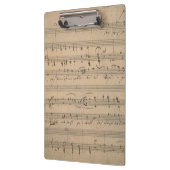 アンティークの楽譜1822年の歌オールドマン クリップボード (左)