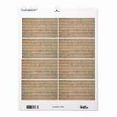 アンティークの楽譜1822年の歌オールドマン ラベル (フルシート)